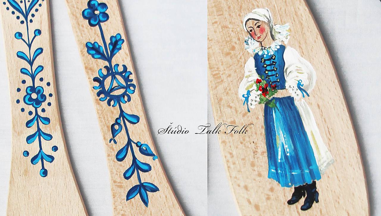 Maľované varešky s postavičkou - na želanie (sada (2 varešky))