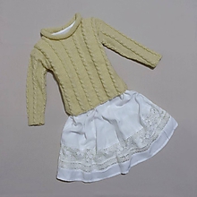 Detské oblečenie - Pletený detský pulóver osmičkový - 10273966_