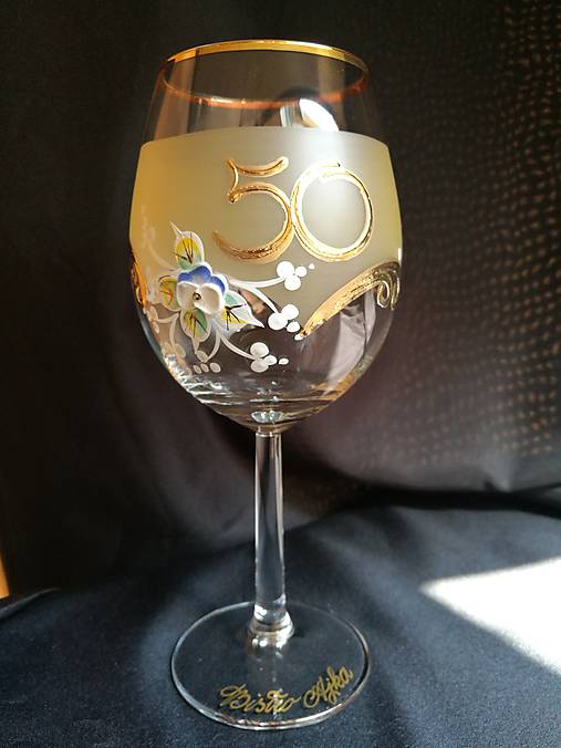 Jubilejný pohár vínko, vzor č. 100
