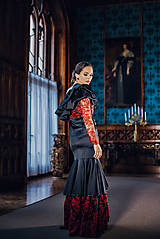 Šaty - Couture šaty CARMEN EMBROIDED - 10281889_