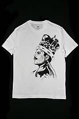 Topy, tričká, tielka - Ručne maľované tričko Freddie Mercury - 10288255_