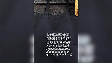 Nákupné tašky - ♥ Plátená, ručne maľovaná taška ♥  (CI3) - 10288817_