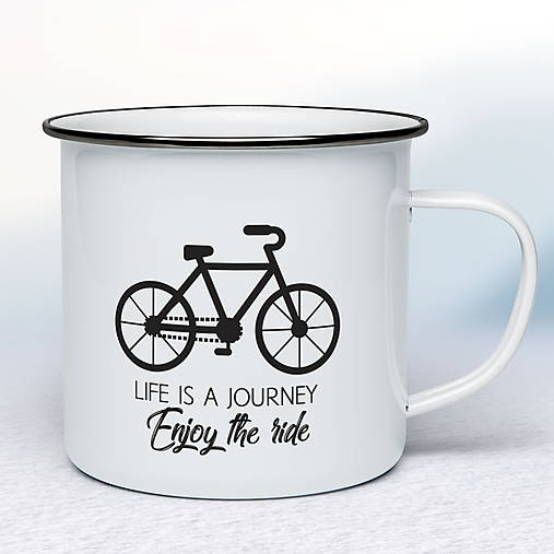 Nádoby - Smaltovaný hrnček - 10294473_