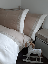Úžitkový textil - Ľanové posteľné obliečky Magic Story II - 10295581_