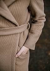 Bundy a kabáty - Vlnený kabát s kapucňou SEVERANKA - 10298927_