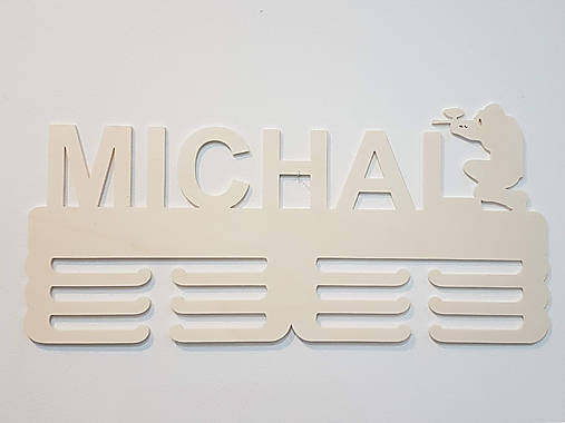 Drevený vešiak na medaile 45cm PAINTBALL