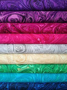 Textil - Bavlnené látky kolekcia MARBLE - 10300209_