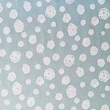 Textil - bavlnený úplet Modrosivé machuľky, šírka 150 cm - 10302353_