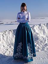 Sukne - Plesová maľovaná sukňa - 10302328_