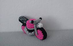 Hračky - Mini motorka - ružová - 10303730_