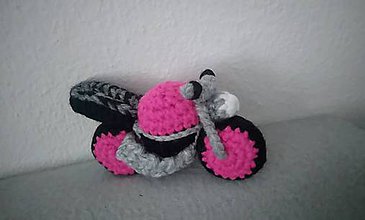 Hračky - Mini motorka - ružová - 10303731_