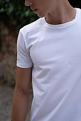 Pánske oblečenie - Pánske tričko z organickej bavlny krátky rukáv, okrúhly výstrih - 10304800_