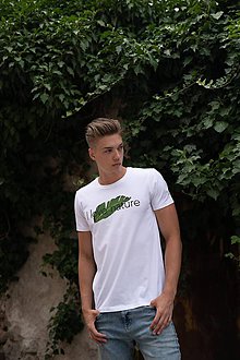 Pánske oblečenie - Pánske tričko z organickej bavlny krátky rukáv, okrúhly výstrih Green Collection ( pôvodná cena 25 € ) - 10304763_