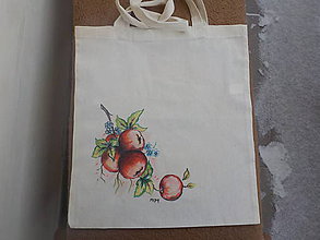 Nákupné tašky - Nákupná taška-jablká - 10317572_