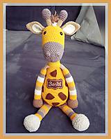 Hračky - Háčkovaná žirafa - 10317604_