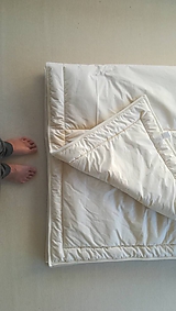 Úžitkový textil - Paplón VLNIENKA 200 x 200 cm LUXUS 100% MERINO a 100% SÝPKOVINA - 10316836_
