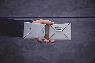 Peňaženky - Peněženka XY Origami Stone - 10317425_