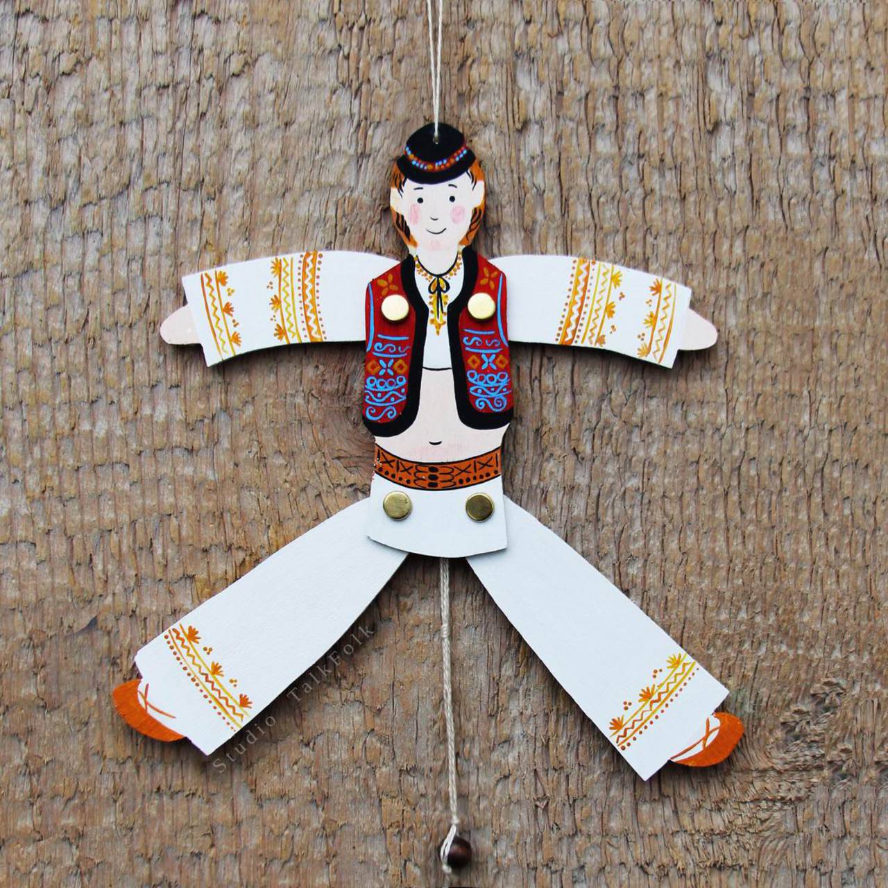 Pohyblivé hračky v slovenských krojoch - II