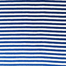 Textil - pruhovaný bavlnený úplet, rôzne farby (Modrá) - 10323850_