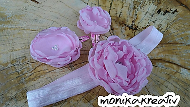 Sady šperkov - Set jemnej ružovej pink - 10327987_