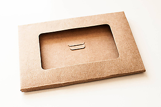 Obalový materiál - Craft/ Recy krabička-obal - 10331939_