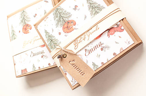 Papiernictvo - Oznámenie krstu "Emma" - 10333119_