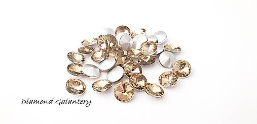 Komponenty - Rivolky 12 mm - Kávové - 10338652_