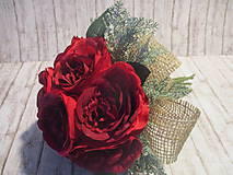 Dekorácie - Kytička ruží - 10337950_