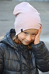 Detské čiapky - Čiapka Elastic Old pink - 10343099_