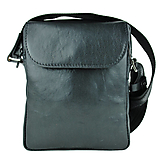 Pánske tašky - Luxusná kožená etuja z hovädzej kože, čierna farba - 10346861_