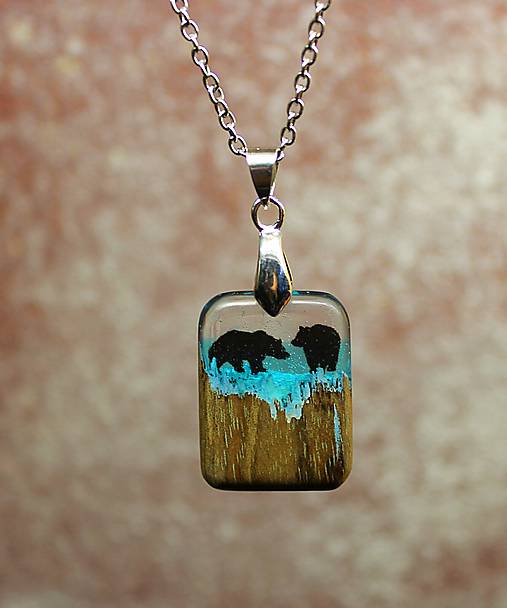 Náhrdelníky - Ľadové medvede - 10347741_