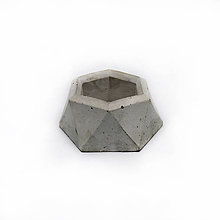 Dekorácie - Hexagon mini (Šedá) - 10345542_