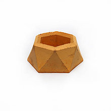 Dekorácie - Hexagon mini (Oranžová) - 10345545_
