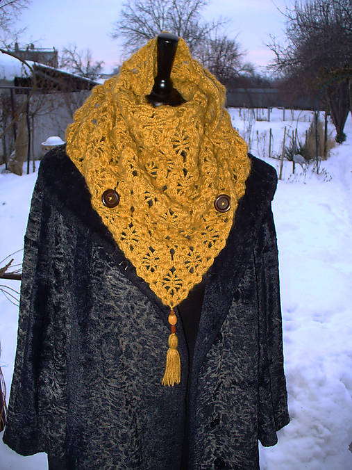 Šatky - Žluťásek - čičorečko, šálošatka - 10347484_