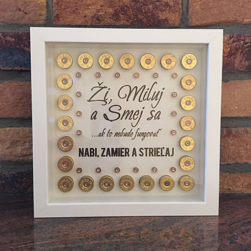 Rámiky - ORIGINÁLNY 3D rámik pre poľovníkov / strelcov - 10351252_