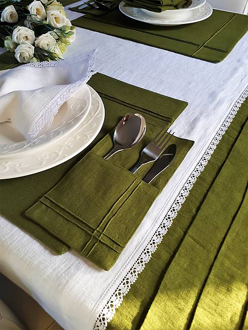 Úžitkový textil - Puzdro na príbor Obsession - 10350922_