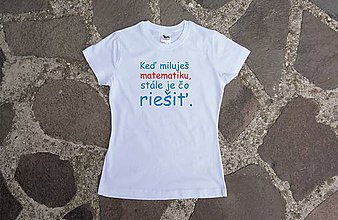 Topy, tričká, tielka - tričko pre milovníka matematiky - 10362090_