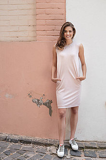 Šaty - Rovné šaty s bočnými vreckami ROSE COLLECTION   ( pôvodná cena 39 € ) - 10360252_