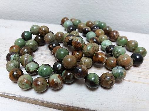 Minerály - Zelený opál 10mm - 10363116_