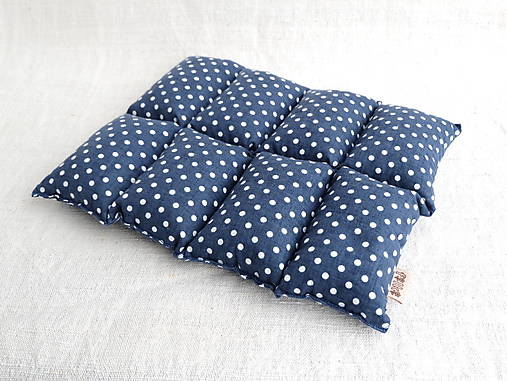 Úžitkový textil - FILKI kockáč (modrá bodka 40) - 10363408_