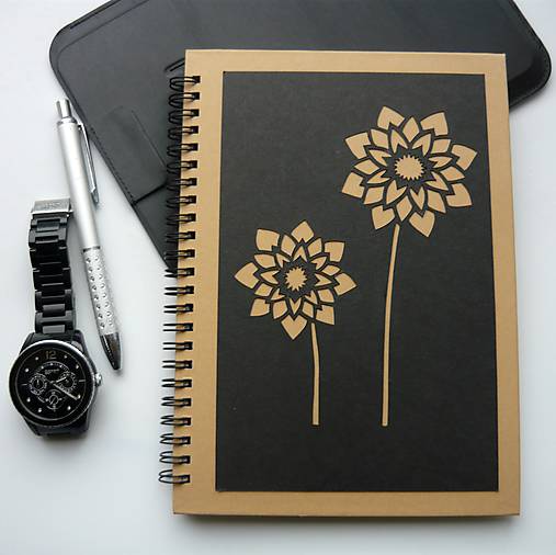 Papiernictvo - S dvomi kvietkami... - 10369701_