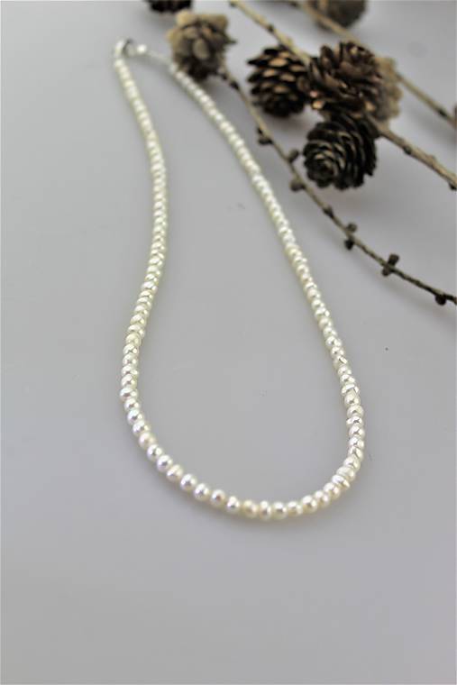 perly náhrdelník - pravá perla A kvalita