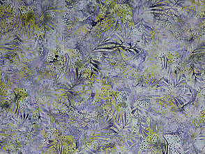 Textil - Bavlnená látka - batika L183 - L187 (modrá so zelenou L-185) - 10368414_