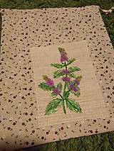 Úžitkový textil - Vrecko na bylinky (Mäta) - 10369281_