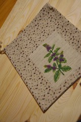 Úžitkový textil - Vrecko na bylinky (Mäta) - 10370517_