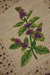 Úžitkový textil - Vrecko na bylinky (Mäta) - 10370518_