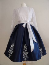 Sukne - Ručne maľovaná sukňa - 10367289_