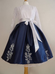 Sukne - Ručne maľovaná sukňa - 10367273_