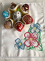 Úžitkový textil - Vyšívané puzdro na vajíčka - 10376306_
