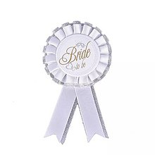 Galantéria - Odznak pre nevestu "Bride to be" - 10376440_